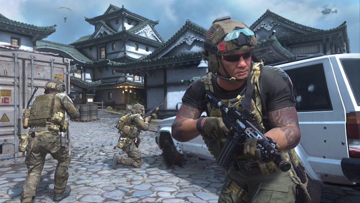 Three Operators in Call of Duty Modern Warfare 2 Fight on Ashika Island.