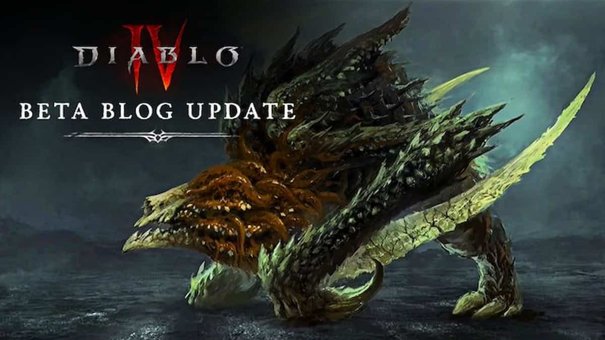 The announcement for the Ashava world boss in the Diablo 4 Open Beta.