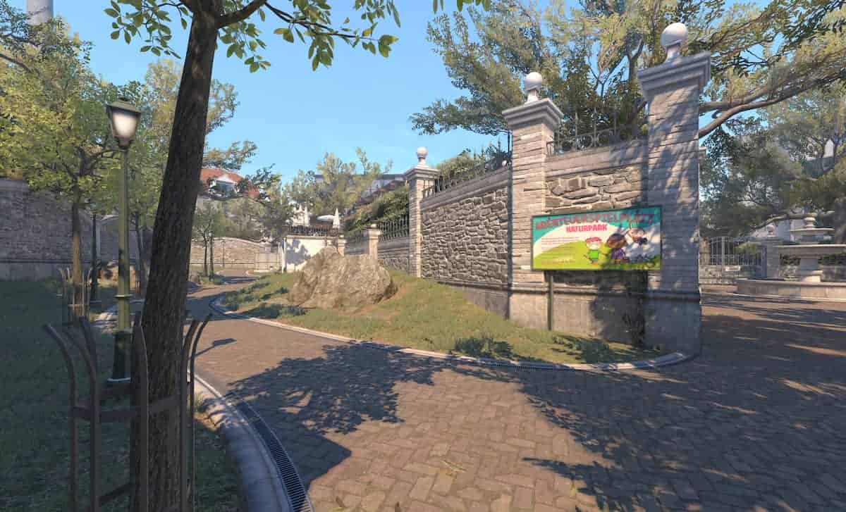 The Overpass map in Counter-Strike 2