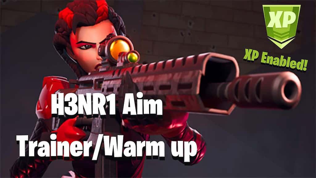 Fortnite promo image for H3NR1 aim trainer map