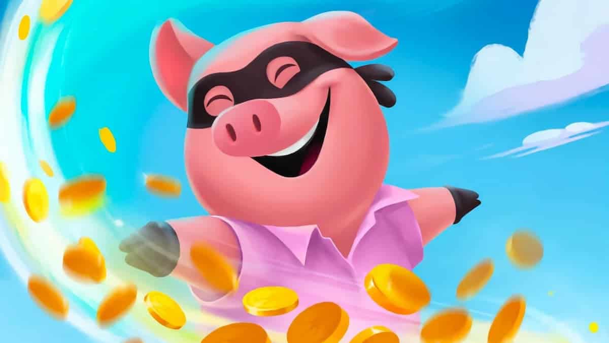 A happy piggy in coin master