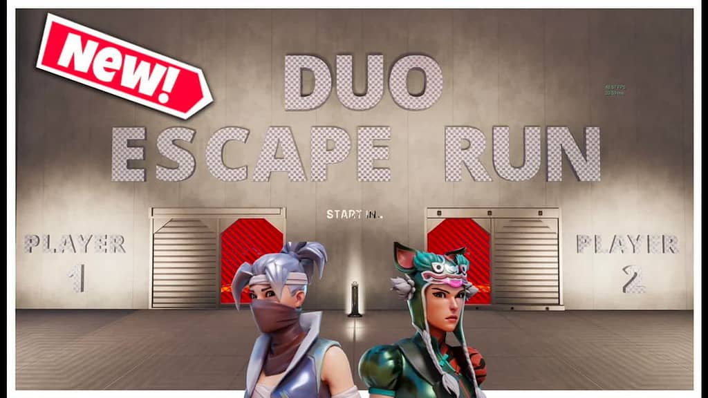 fortnite creative duo escape run and boss fight map