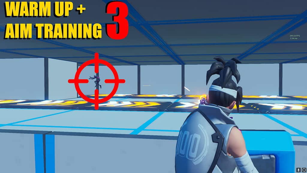 fortnite creative warmup + aim training 3 map