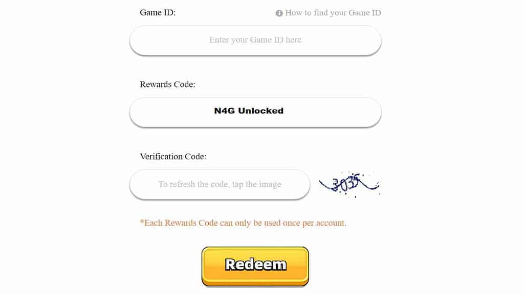 SSSnaker Code Redemption