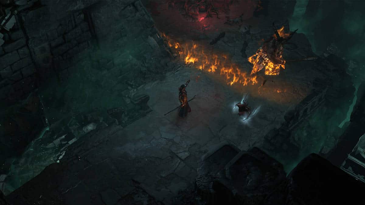 Diablo 4 dungeon gameplay