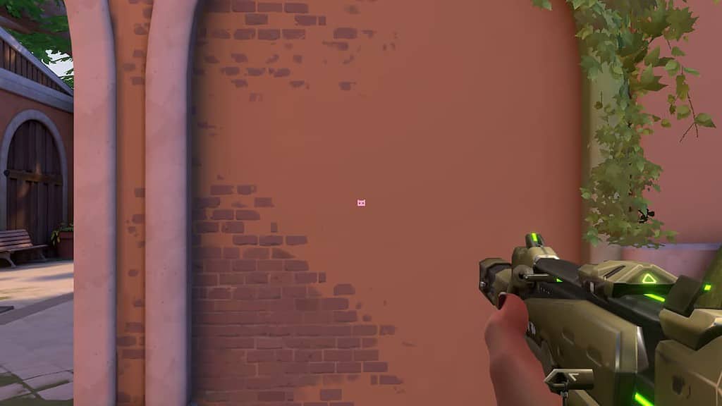 Valorant funny crosshair pink cat