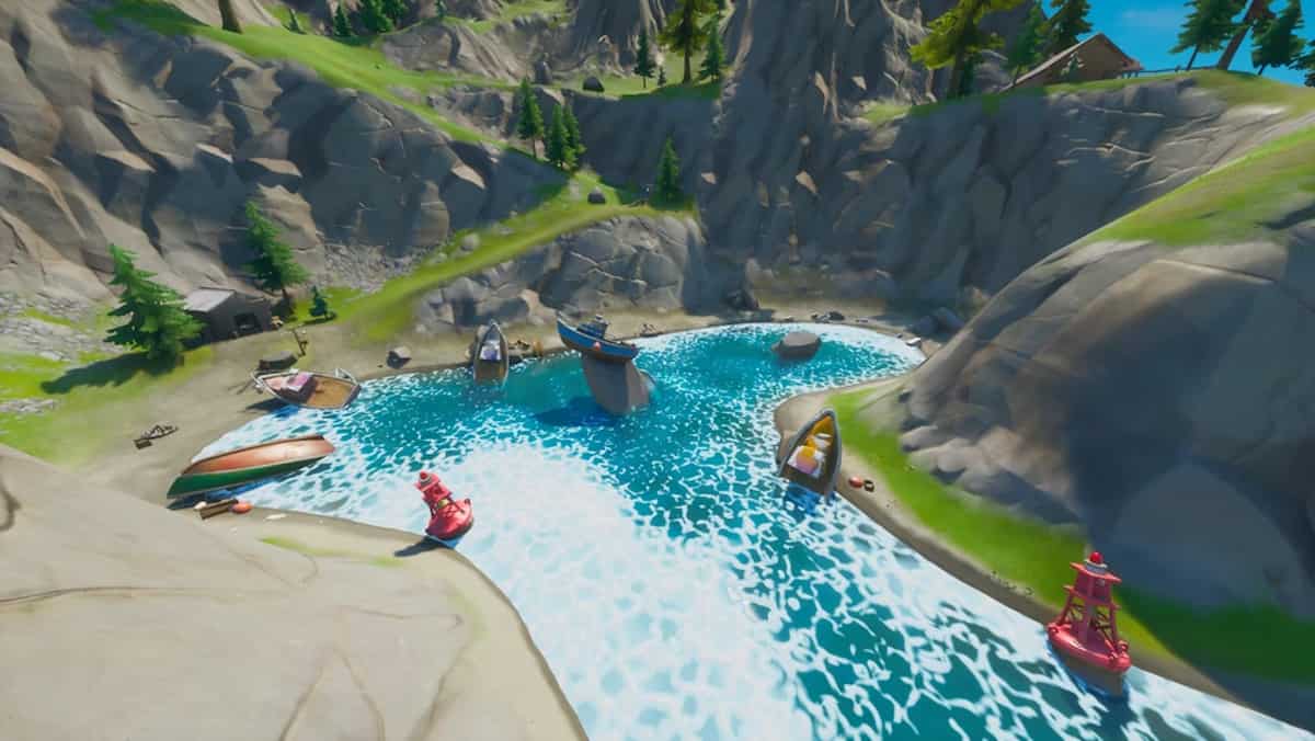 Shipwreck Cove in Fortnite