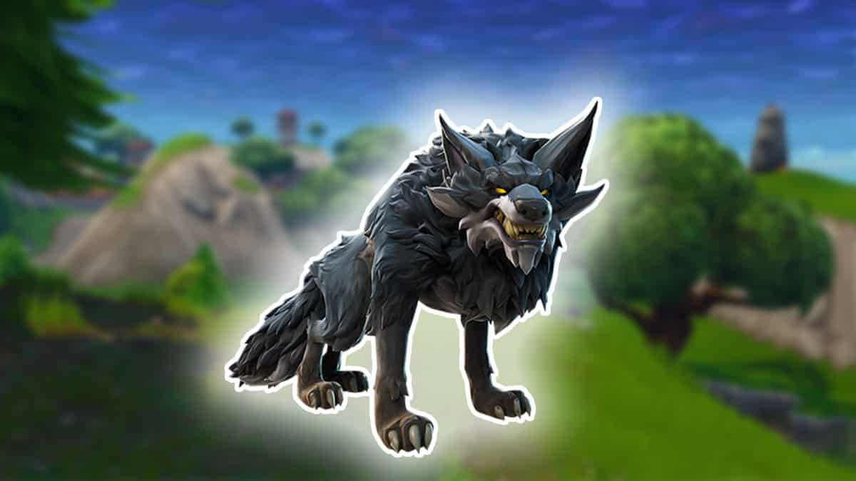 Image of a Fortnite wolf.