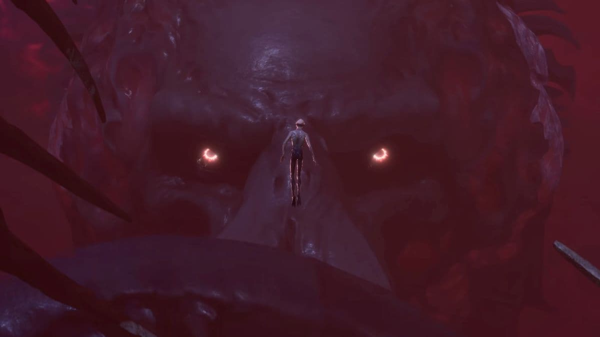 Mind Flayer holds main character in Baldur's Gate 3