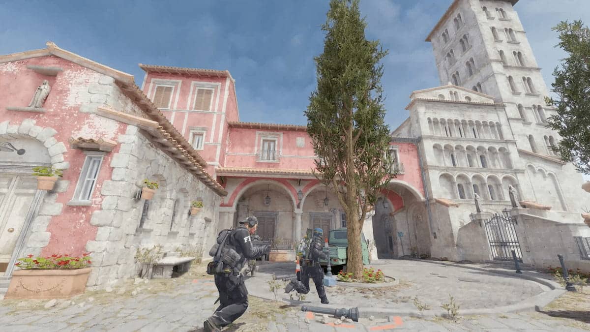 Image of the Counter-Terrorist spawn area on Inferno in CS2.