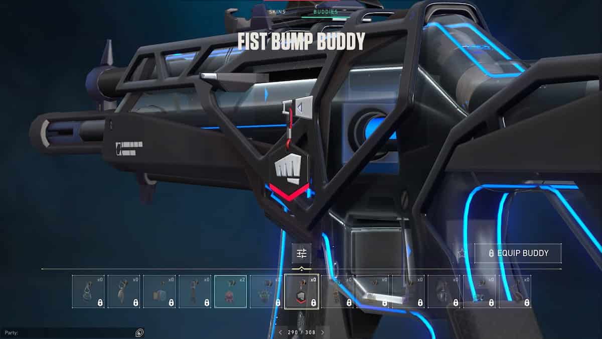 the fist bump buddy gun in valorant