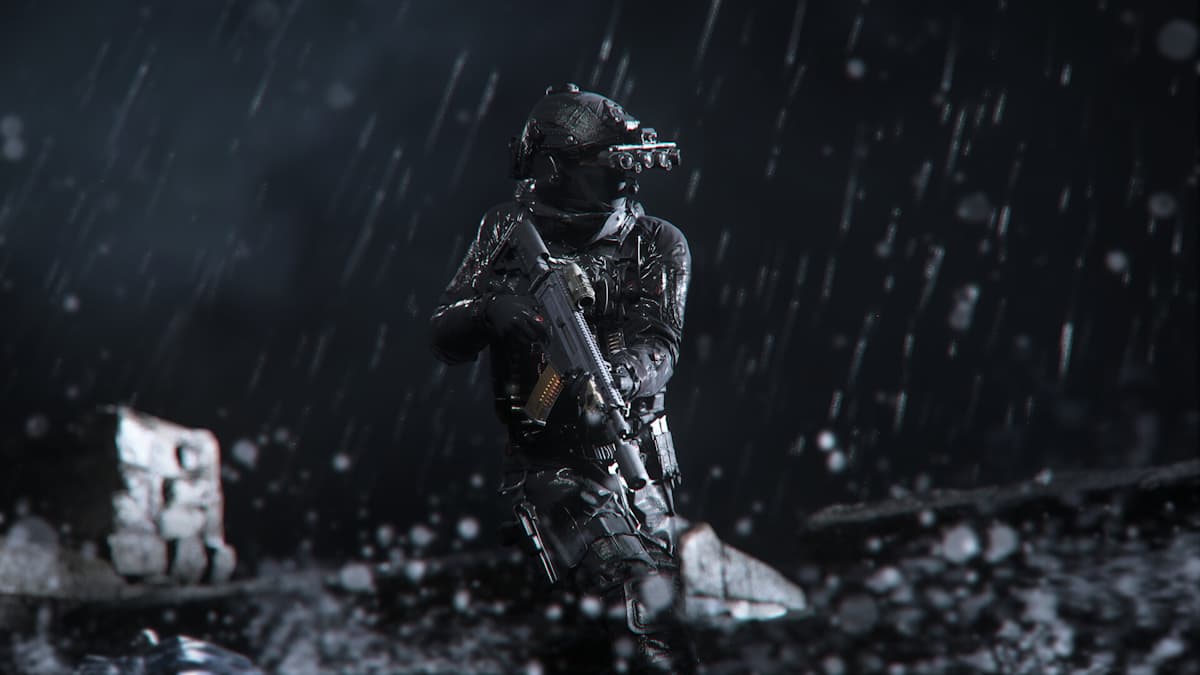 Modern Warfare 3 Soldier in the rain