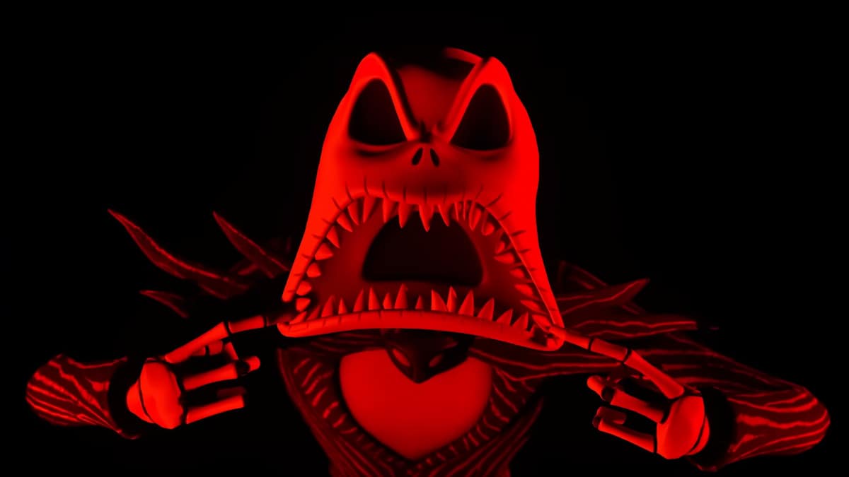 Fortnite Fortnitemares 2023 Jack Skellington screaming