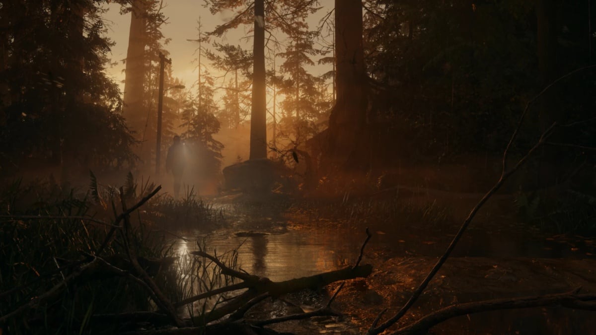 One of the creepy-looking areas in Alan Wake 2.