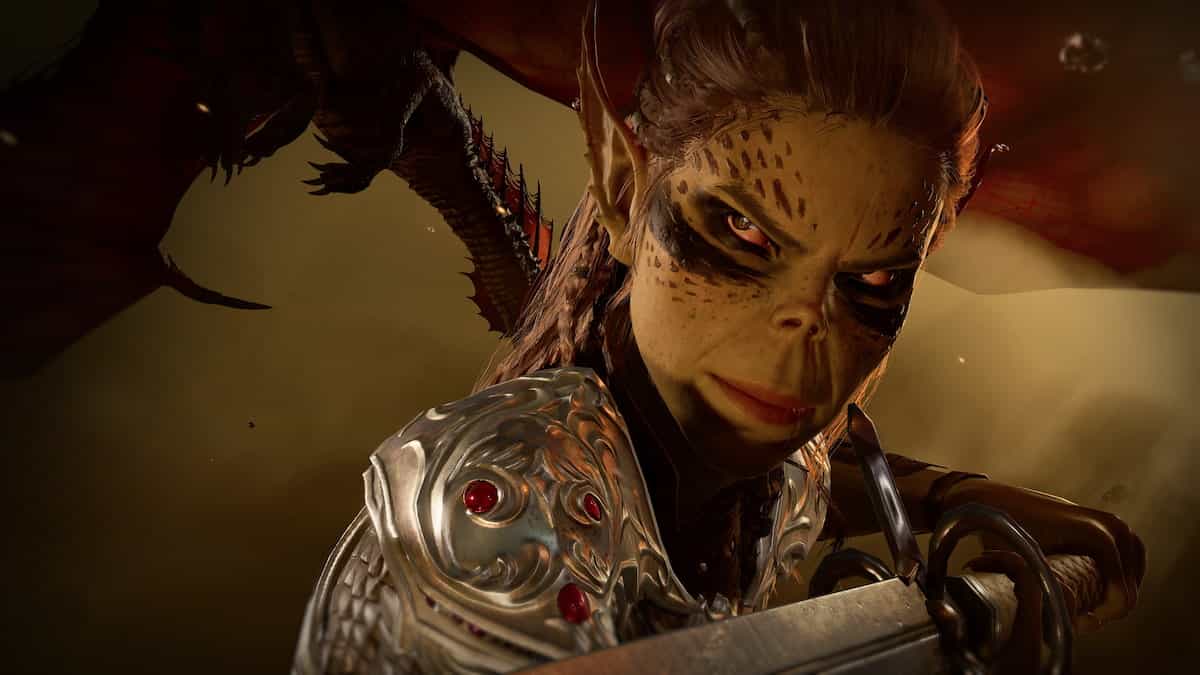 Image of the githyanki fighter Lae'zel in Baldur's Gate 3.