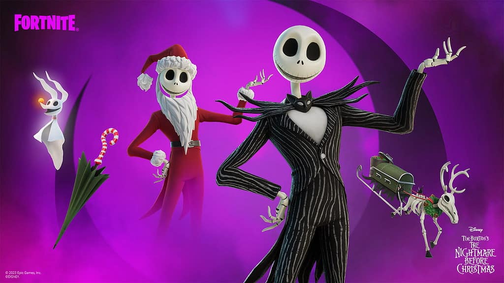 Fortnite Fortnitemares new skin Jack Skellington