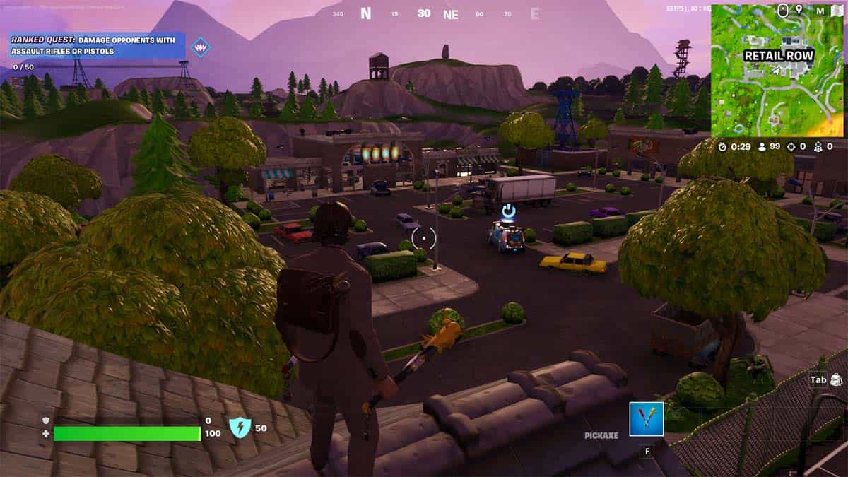 An image of Retail Row location in Fortnite.