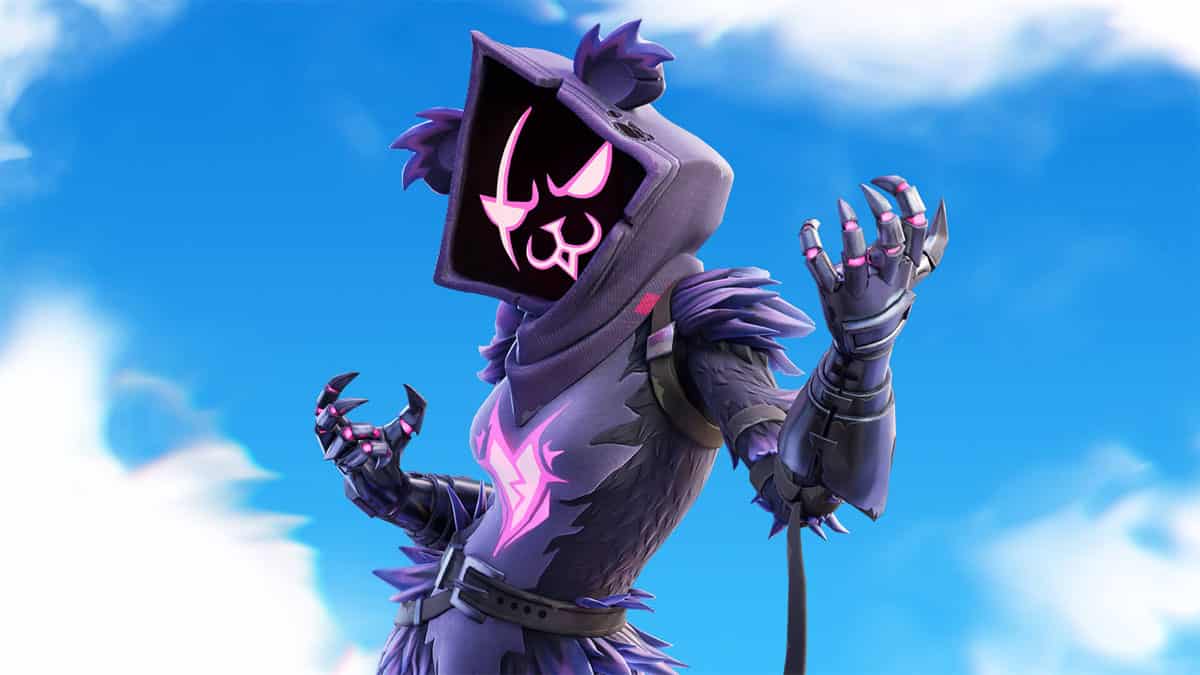 Image of a Halloween-themed character in Fortnite, looking cool.