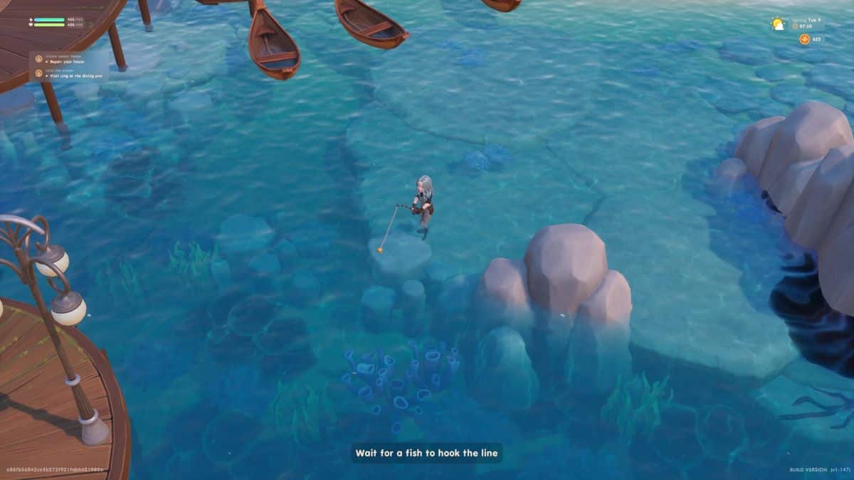 How to Fish in Coral Island