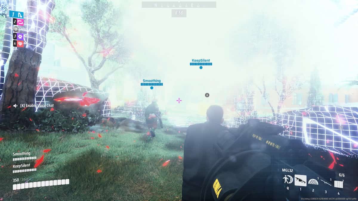 Screenshot during a match in The Finals