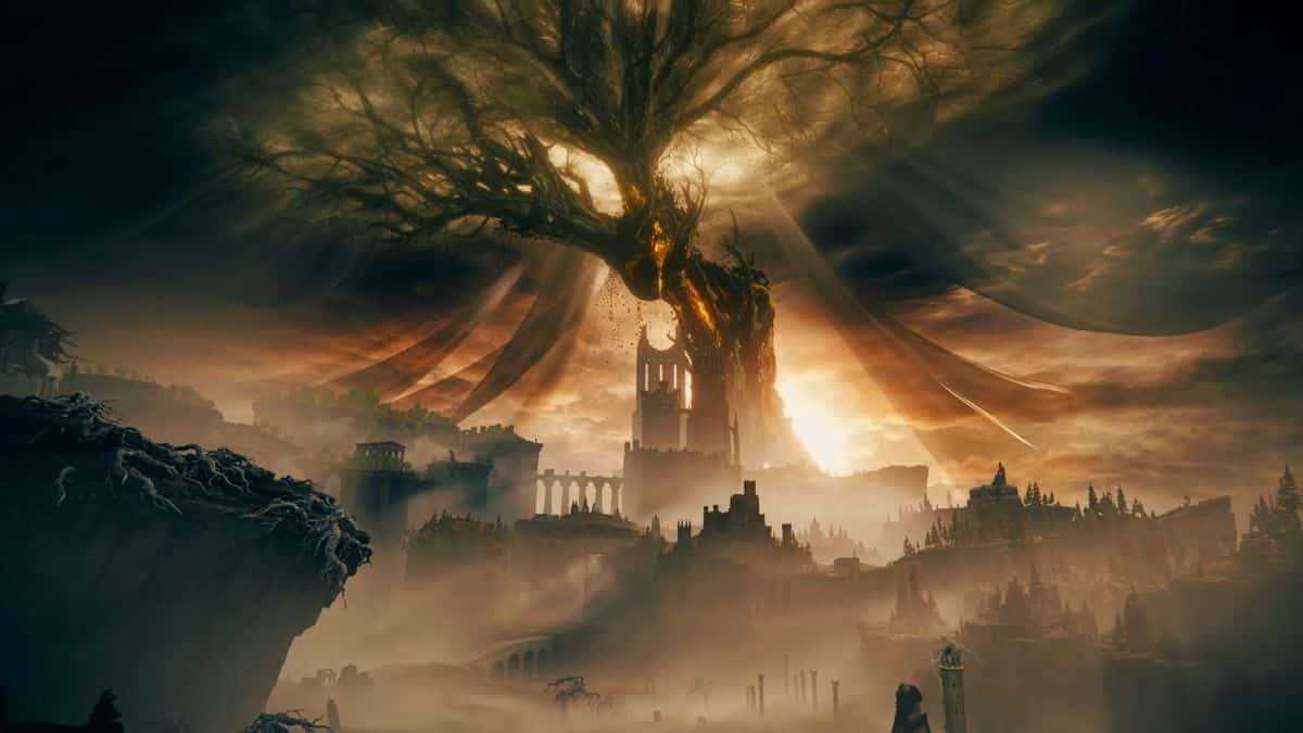 light shines through the Erdtree in Elden Ring: Shadow of the Erdtree DLC