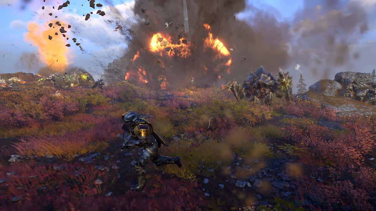 helldivers 2 screenshot of Strategem in use