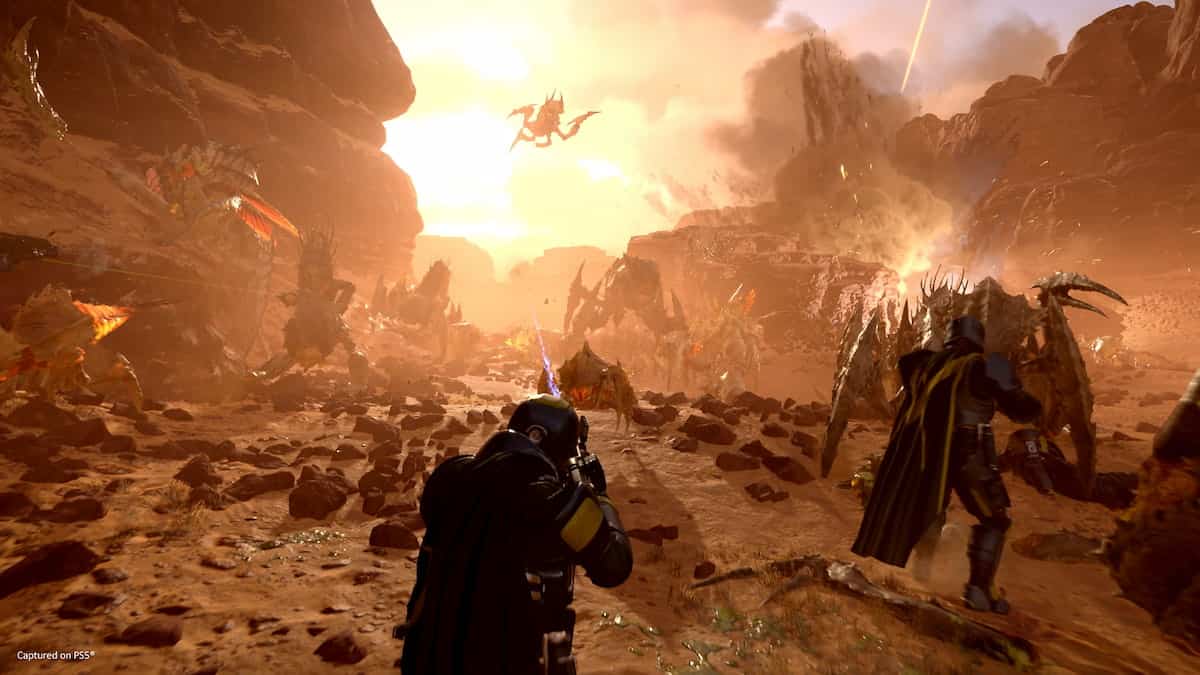 helldivers 2 screenshot on PS5