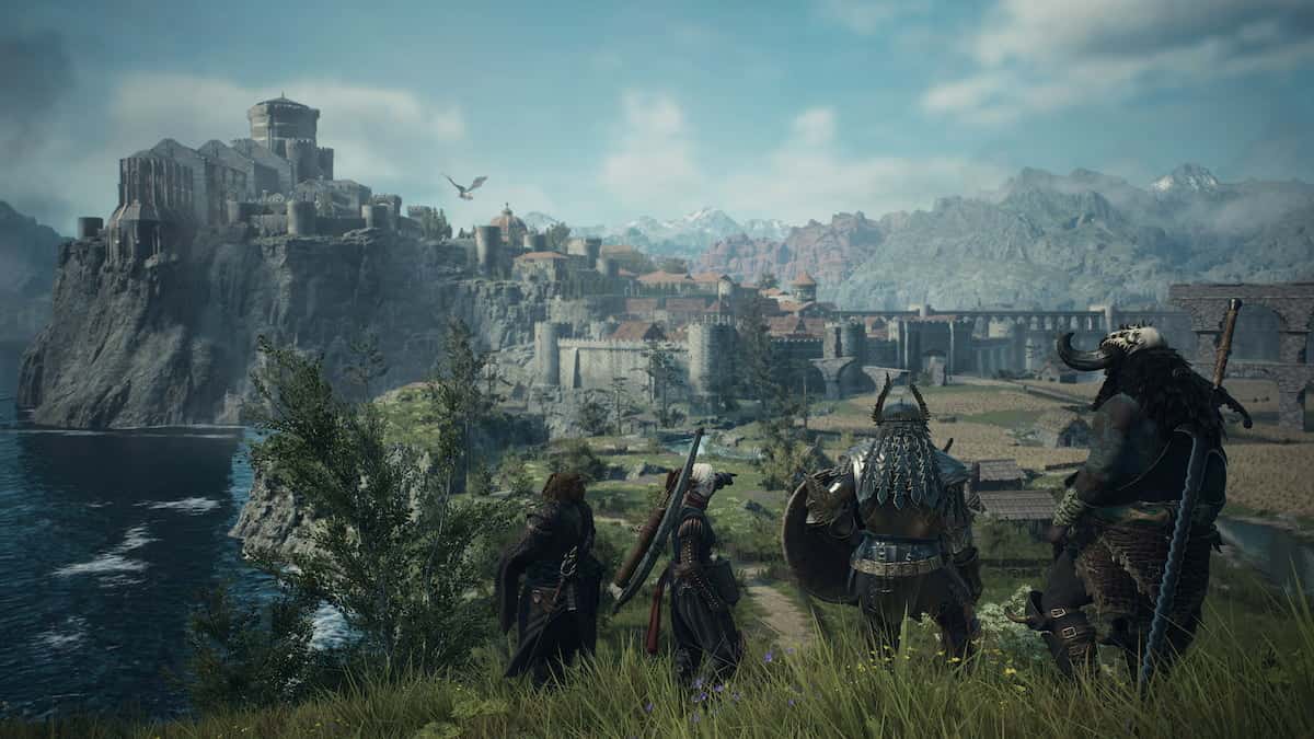 Screenshot of characters in Dragon's Dogma 2