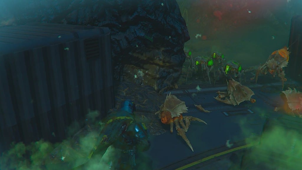 Helldivers 2 screenshot of small spewers