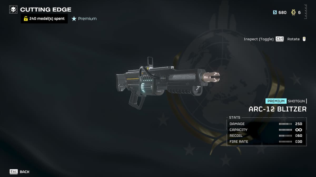 Helldivers 2 image of the ARC-12 Blitzer