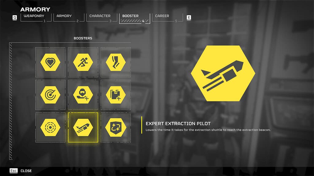 Helldivers 2 Image of the Expert Extraction Pilot Booster