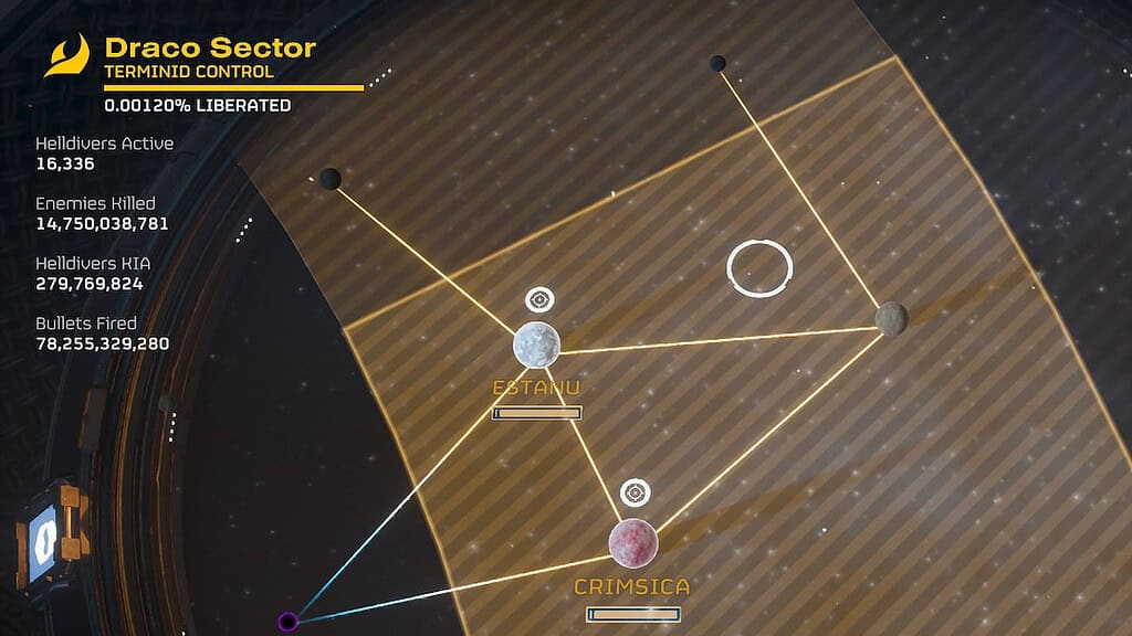 Helldivers 2 new supply lines Draco Sector