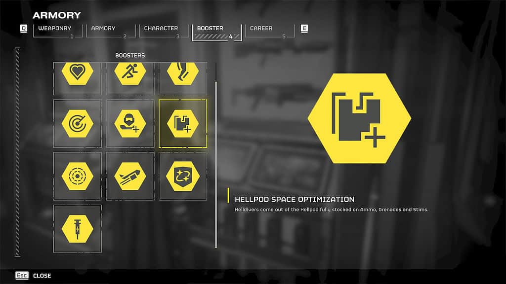 Helldivers 2 image of the Hellpod Space Optimization Booster