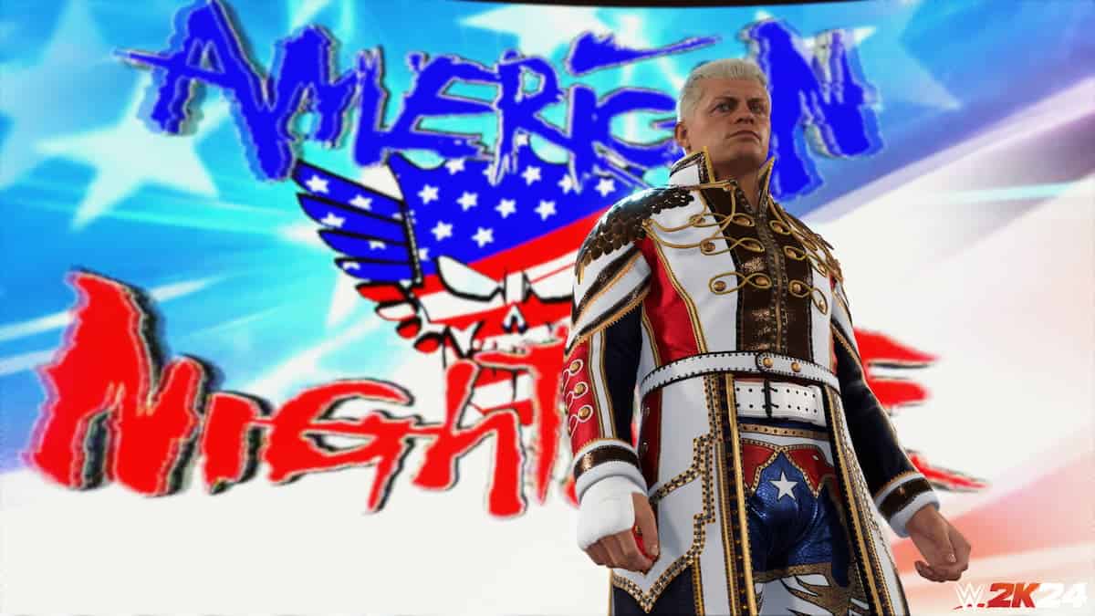 Screenshot of Cody Rhodes in WWE 2K24