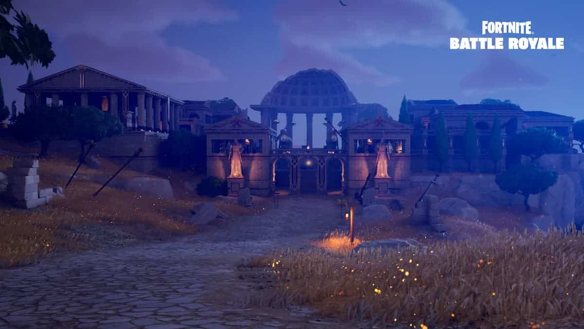 Fortnite Myths and Mortals promo image of Brawler's Battleground