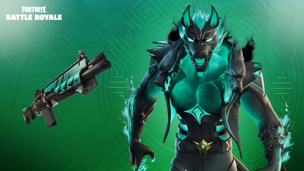 Fortnite Myths and Mortals promo image of the Gatekeeper Shotgun