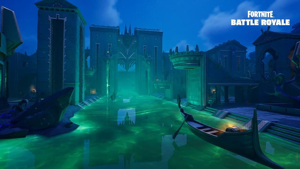 Fortnite Myths and Mortals promo image of Grim Gate