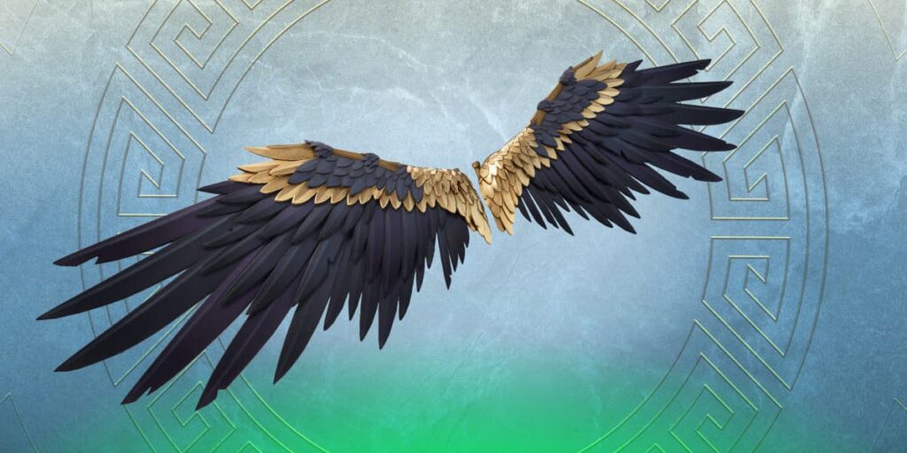 Fortnite Myths and Mortals promo image of Wings of Icarus