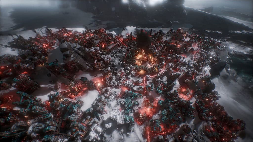 Image of a settlement in Frostpunk2