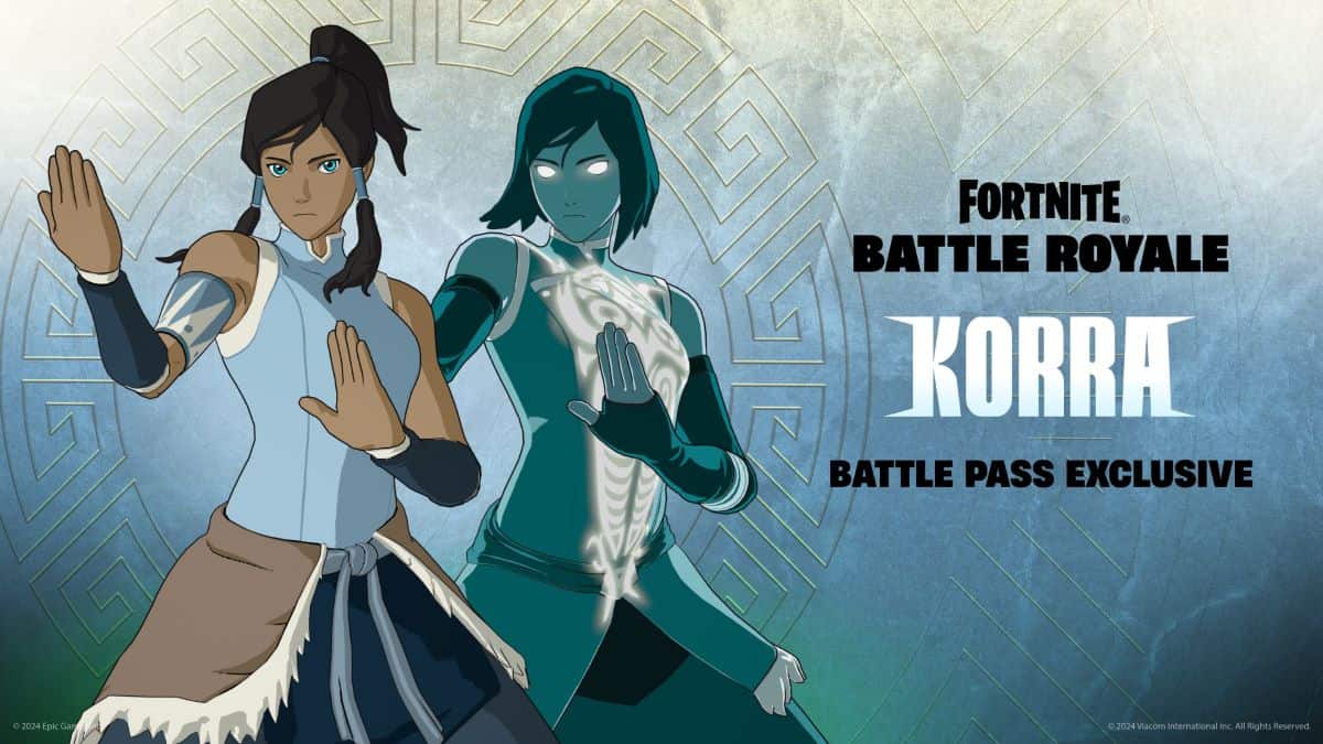 Avatar Korra skin and Balanced style in Fortnite