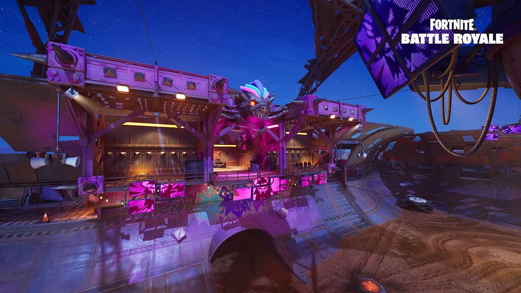 Fortnite Wrecked image of nitrodome in Season 3