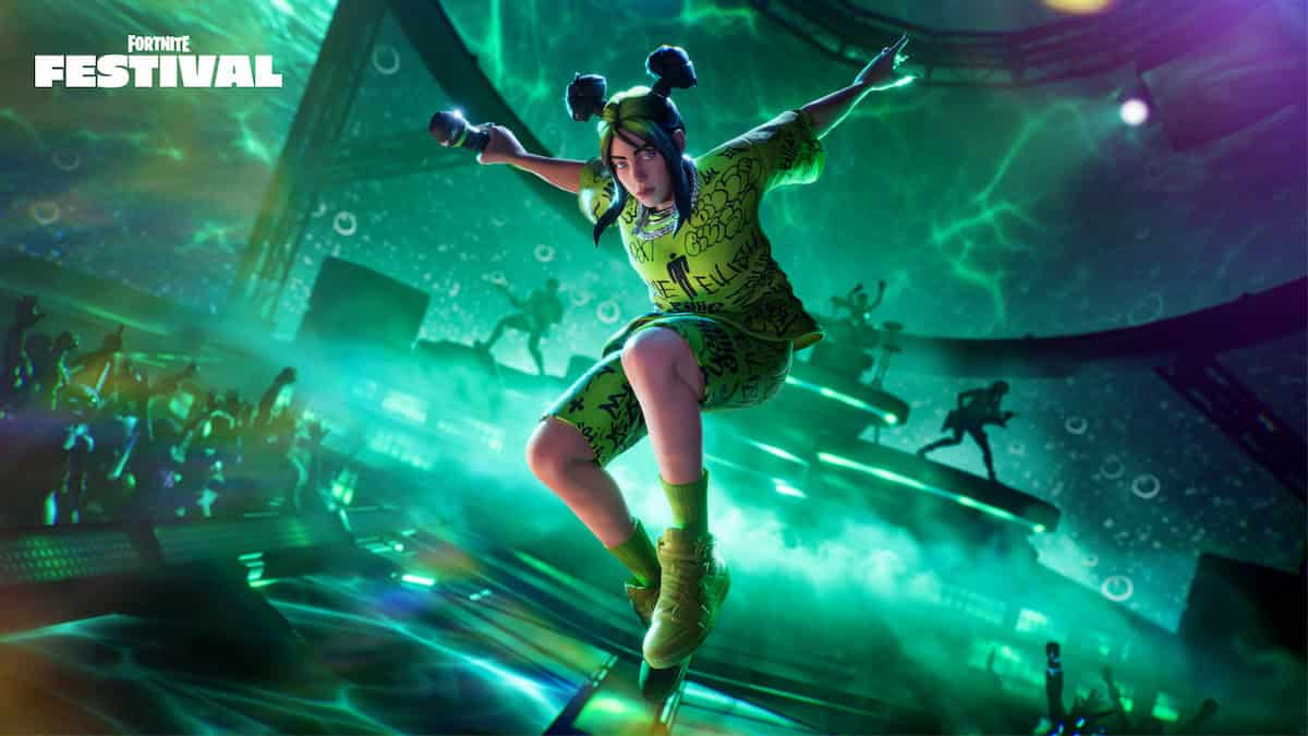 Fortnite image of Billie Eilish Green Roots skin