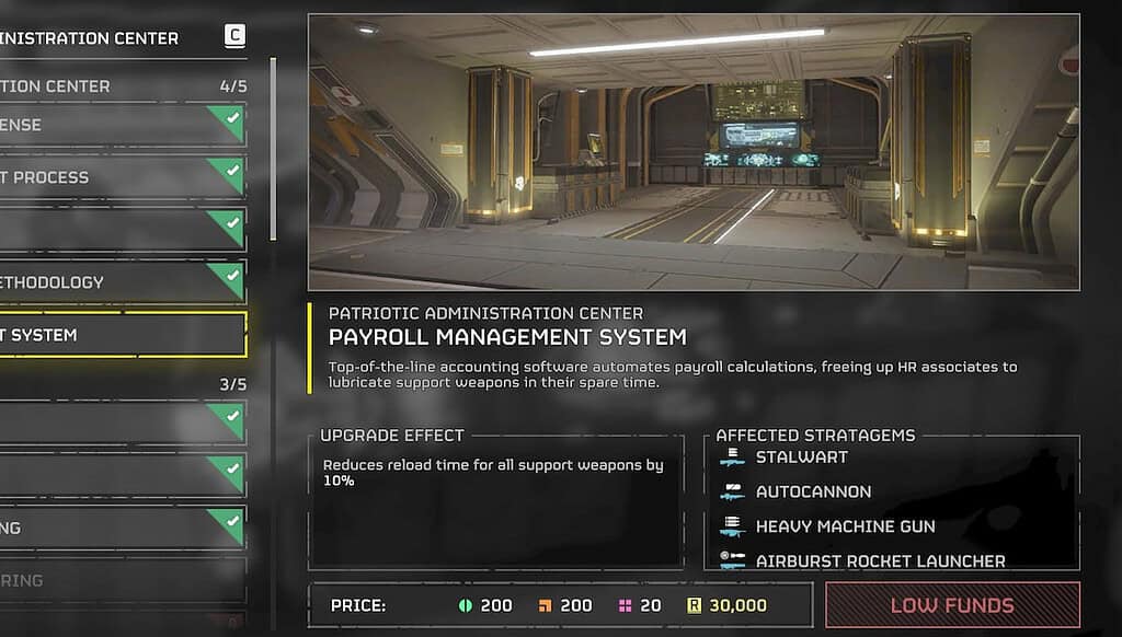 Helldivers 2 Payroll Management System