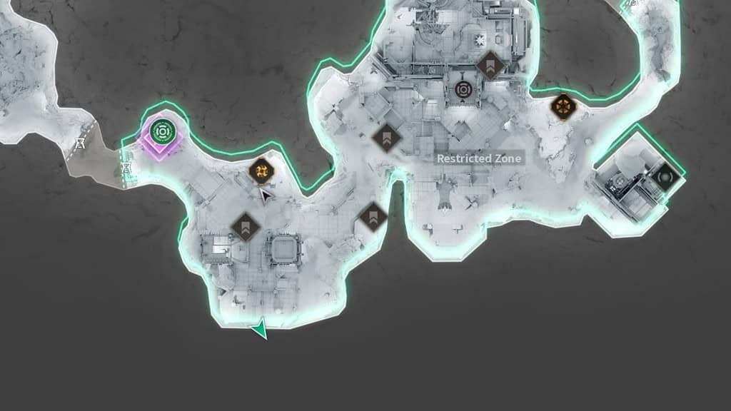 The First Descendant map of restricted area