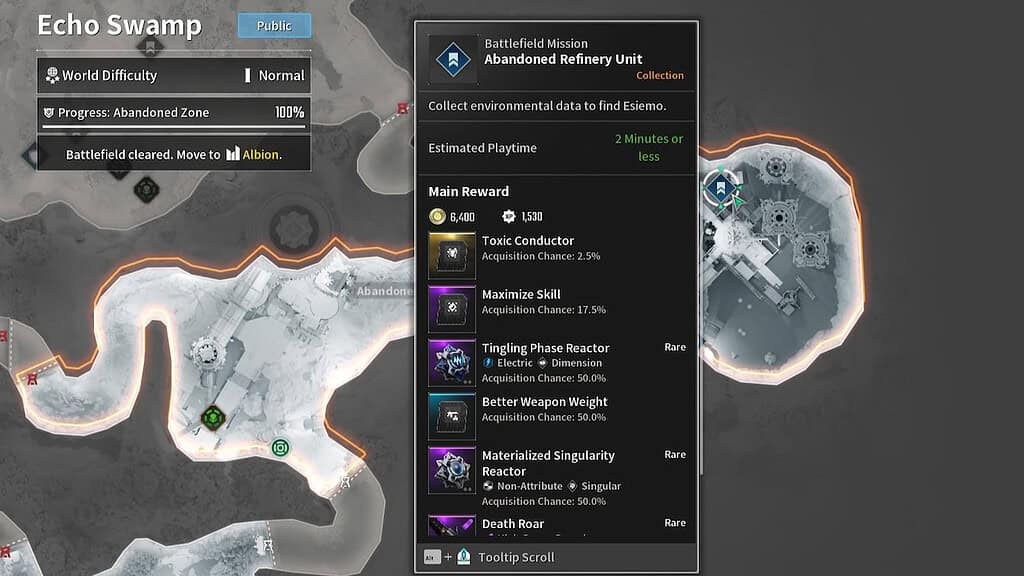 The First Descendant Abandoned Refinery Unit Mission briefing