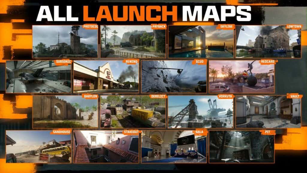 Call of Duty Black Ops 6 Maps