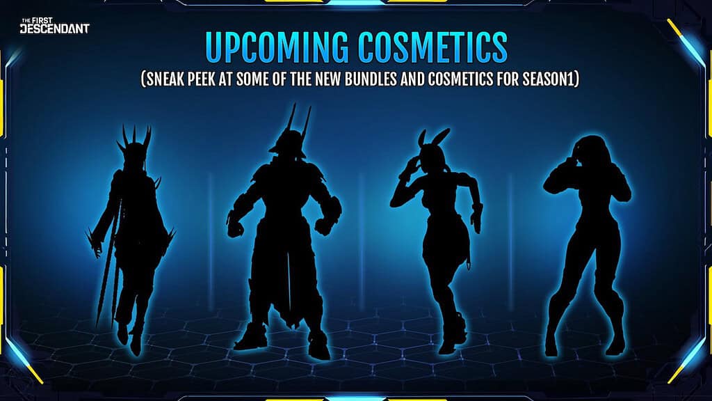 The First Descendant new skin silhouettes