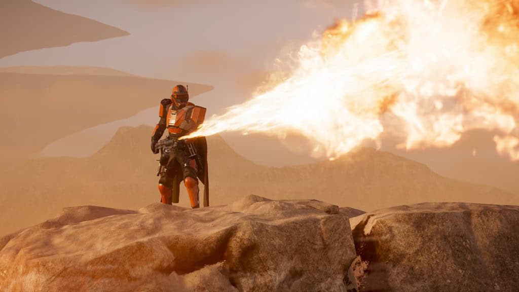 Helldivers 2 Freedom's Flame Flamethrower