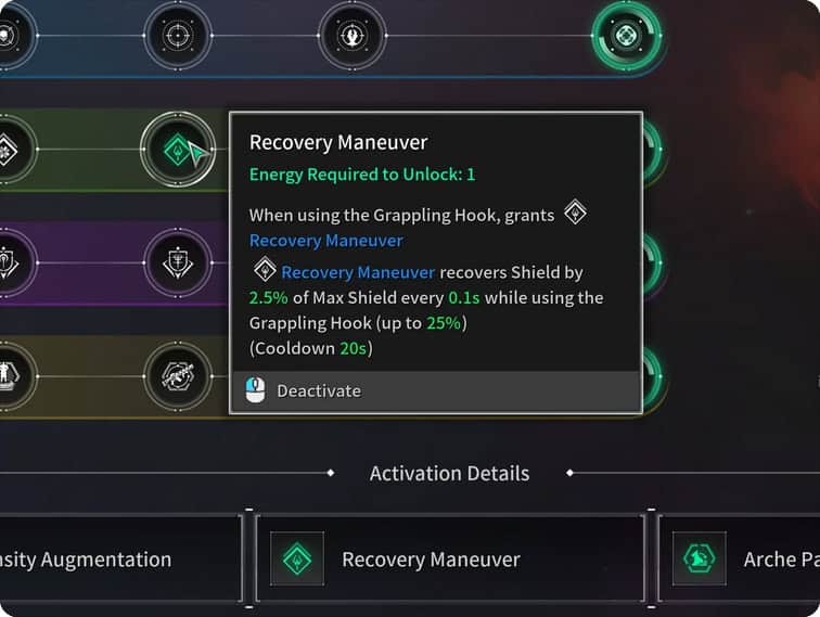 The First Descendant screenshot of a Reddit post showing Recovery Maneuver buff