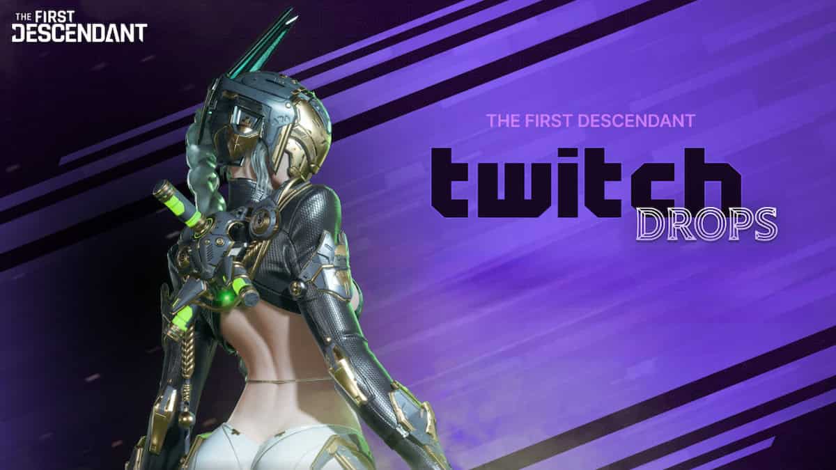 The First Descendant ultimate freyna next to twitch drops logo